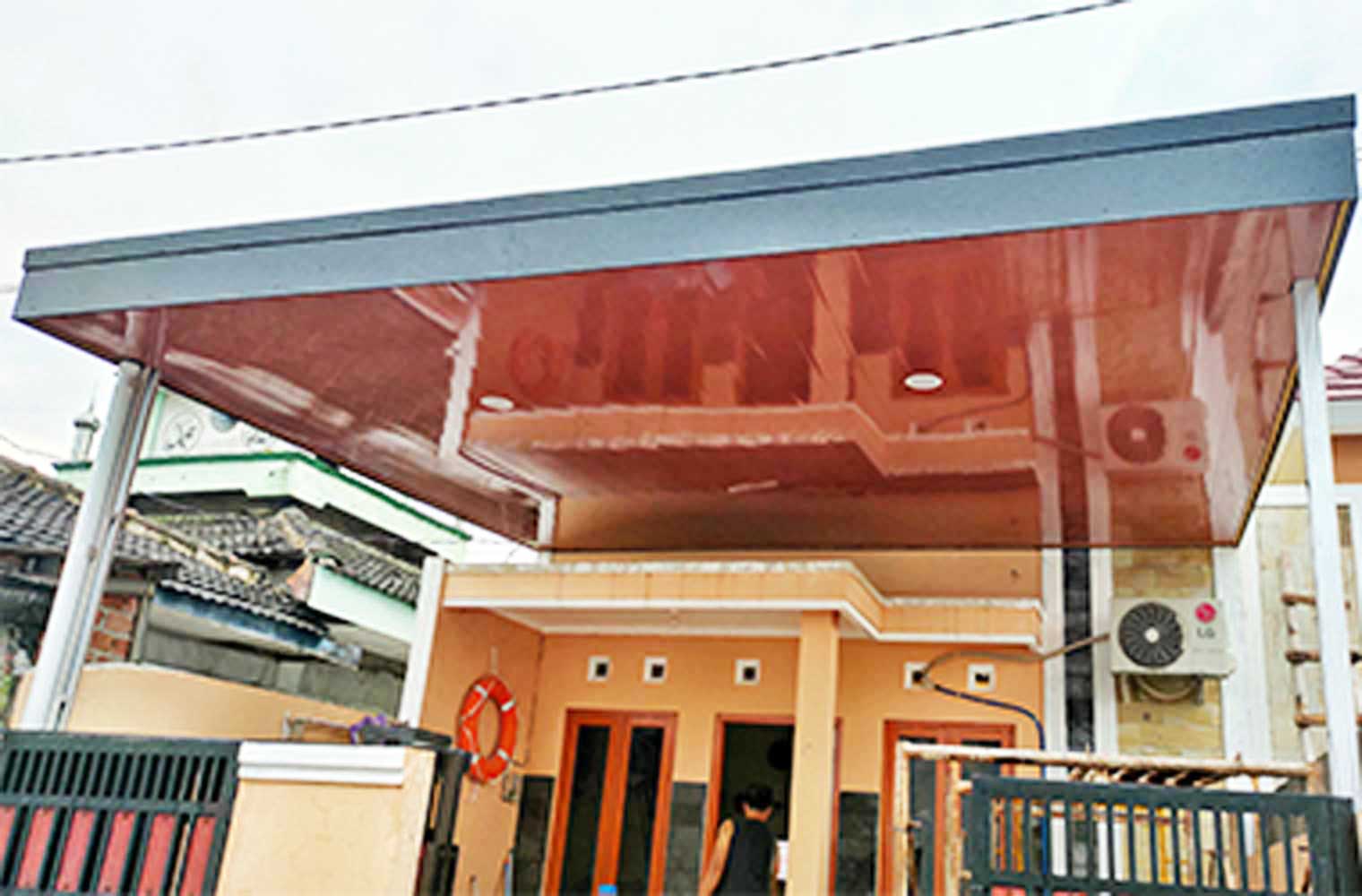 kanopi baja ringan semarang full pvc
